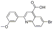 6-Bromo-2-(3-methoxyphenyl)quinoline-4-carboxylic acid Structure,351329-64-1Structure