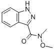 N-methoxy-n-methyl-1h-indazole-3-carboxamide Structure,351457-12-0Structure