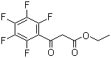 五氟苯甲酰乙酸乙酯結(jié)構(gòu)式_3516-87-8結(jié)構(gòu)式