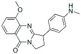 Pyrrolo[2,1-b]quinazolin-9(1h)-one, 2,3-dihydro-5-methoxy-3-[4-(methylamino)phenyl]- Structure,35214-94-9Structure