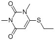 6-(乙基硫代)-1,3-二甲基尿嘧啶結(jié)構(gòu)式_35218-96-3結(jié)構(gòu)式