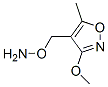 Isoxazole,4-[(aminooxy)methyl ]-3-methoxy-5-methyl-(9ci) Structure,352204-74-1Structure