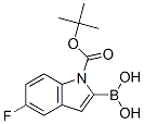 1-Boc-5-Fluoro-1H-indole-2-boronic acid Structure,352359-23-0Structure