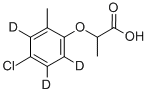 (±)-2-(4-chloro-2-methylphenoxy-d3)propionic acid Structure,352431-15-3Structure