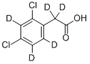 (2,4-Dichlorophenoxy-d3)acetic-2,2-d2 acid Structure,352438-69-8Structure