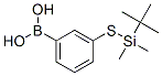 [3-[Tert-butyl(dimethyl)silyl]sulfanylphenyl]boronic acid Structure,352530-20-2Structure