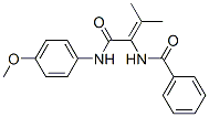 Benzamide,n-[1-[[(4-methoxyphenyl)amino]carbonyl ]-2-methyl-1-propenyl ]-(9ci) Structure,352531-99-8Structure