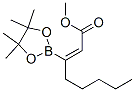 Methyl (Z)-oct-2-enoate-3-boronic acid pinacol ester Structure,352534-74-8Structure