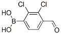 2,3-Dichloro-4-formylphenylboronic acid Structure,352535-89-8Structure