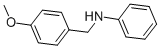 N-phenyl-4-methoxybenzylamine Structure,3526-43-0Structure