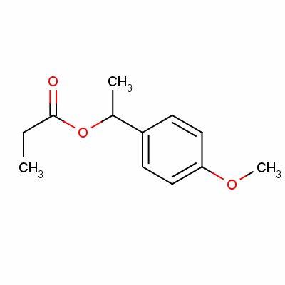 1-(4-Methoxyphenyl)ethyl propanoate Structure,35279-24-4Structure