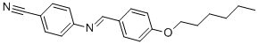 4-N-hexyloxybenzylidene-4-cyanoaniline Structure,35280-78-5Structure