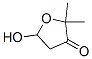 5-Hydroxy-2,2-dimethyltetrahydrofuran-3-one Structure,35298-49-8Structure