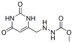 Hydrazinecarboxylic acid,2-[(1,2,3,6-tetrahydro-2,6-dioxo-4-pyrimidinyl)methyl ]-,methyl ester (9ci) Structure,353260-14-7Structure