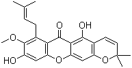 9-Hydroxycalabaxanthone Structure,35349-68-9Structure