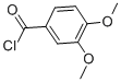 3,4-Dimethoxybenzoyl chloride Structure,3535-37-3Structure