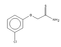 2-(3-Chlorophenoxy)ethanethioamide Structure,35370-95-7Structure