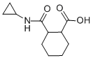 2-[(Cyclopropylamino)carbonyl]cyclohexanecarboxylic acid Structure,353770-03-3Structure