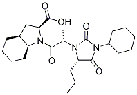 (2S,3as,7as)-1-[(2s)-2-(3-cyclohexyl-2,4-dioxo-5-propyl-1-imidazolidinyl)-1-oxopropyl]octahydro-1h-indole-2-carboxylic acid Structure,353777-66-9Structure