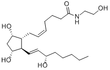 (5Z,9alpha,11alpha,13e,15s)-9,11,15-trihydroxy-n-(2-hydroxyethyl)prosta-5,13-dien-1-amide Structure,353787-70-9Structure