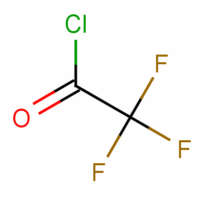 2,2,2-三氟乙酰氯結(jié)構(gòu)式_354-32-5結(jié)構(gòu)式