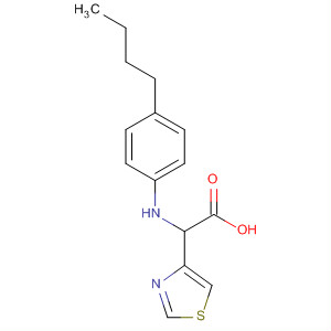 [2-(4-Butyl-phenylamino)-thiazol-4-yl]-acetic acid Structure,354124-96-2Structure