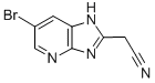 3H-imidazo[4,5-b]pyridine-2-acetonitrile, 6-bromo- Structure,354147-91-4Structure