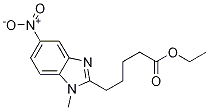 Ethyl 5-(1-methyl-5-nitro-1h-benzo[d]imidazol-2-yl)pentanoate Structure,3543-76-8Structure