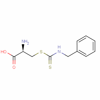 S-[N-芐基(硫代氨基甲酰)]-L-半胱氨酸結(jié)構(gòu)式_35446-36-7結(jié)構(gòu)式