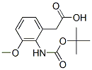 Benzeneacetic acid, 2-[[(1,1-dimethylethoxy)carbonyl]amino]-3-methoxy- Structure,354574-30-4Structure