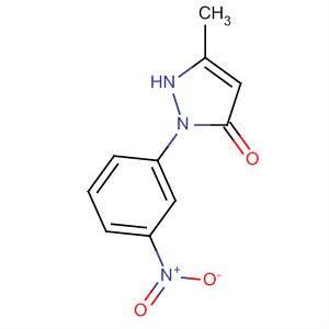 5-Methyl-2-(3-nitro-phenyl)-1,2-dihydro-pyrazol-3-one Structure,35496-22-1Structure