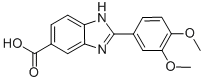 2-(3,4-Dimethoxyphenyl)-1h-benzimidazole-5-carboxylic acid Structure,355022-55-8Structure