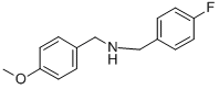 (4-Fluoro-benzyl)-(4-methoxy-benzyl)-amine Structure,355815-47-3Structure