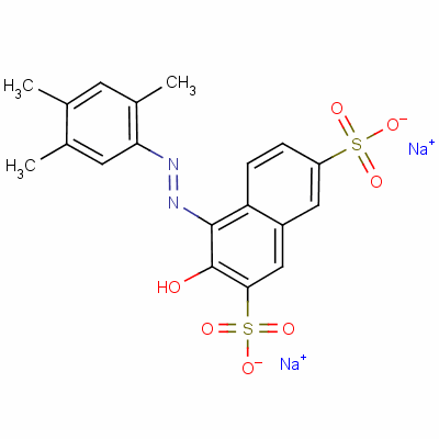 麗春紅3R結(jié)構(gòu)式_3564-09-8結(jié)構(gòu)式