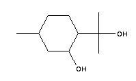 Cis-p-menthane-3,8-diol Structure,3564-95-2Structure