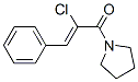 Pyrrolidine, 1-(2-chloro-1-oxo-3-phenyl-2-propenyl)- (9ci) Structure,356529-10-7Structure