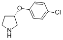 S-3-(4-氯苯氧基)-吡咯烷結(jié)構(gòu)式_356557-96-5結(jié)構(gòu)式