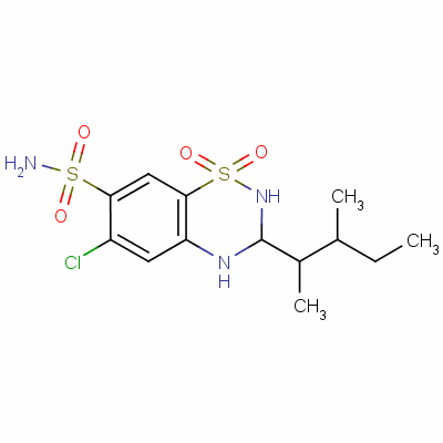 美布噻嗪結構式_3568-00-1結構式