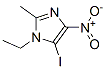 1-Ethyl-5-iodo-2-methyl-4-nitro-1h-imidazole Structure,35681-66-4Structure