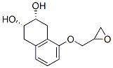 cis-1,2,3,4-Tetrahydro-5-(oxiranylmethoxy)-2,3-naphthalenediol Structure,35697-15-5Structure