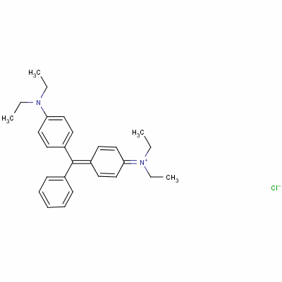 [4-[[2-(4-Diethylaminophenyl)phenyl]methylidene]-1-cyclohexa-2,5-dienylidene]-diethylazanium chloride Structure,3571-36-6Structure