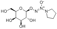 1-O-[(Z)-2-氧代-2-(1-吡咯烷基)-2lambda<sup>5</sup>-二氮烯-1-基]吡喃己糖結(jié)構(gòu)式_357192-78-0結(jié)構(gòu)式