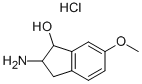 2-Amino-6-methoxy-indan-1-ol hydrochloride Structure,357407-97-7Structure