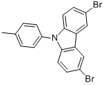 3,6-Dibromo-9-(p-tolyl)-9h-carbazole Structure,357437-74-2Structure