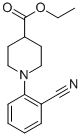 1-(2-氰基苯基)-4-哌啶羧酸乙酯結(jié)構(gòu)式_357670-16-7結(jié)構(gòu)式