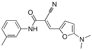 2-Propenamide,2-cyano-3-[5-(dimethylamino)-2-furanyl ]-n-(3-methylphenyl)- Structure,357984-70-4Structure