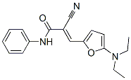 2-Propenamide,2-cyano-3-[5-(diethylamino)-2-furanyl ]-n-phenyl- Structure,357989-78-7Structure