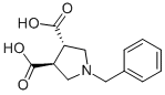 Trans-1-benzylpyrrolidine-3,4-dicarboxylic acid Structure,358387-99-2Structure