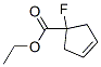 3-Cyclopentene-1-carboxylicacid,1-fluoro-,ethylester(9ci) Structure,359414-20-3Structure