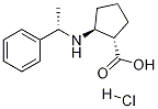 (1S,2s)-2-((s)-1-苯基乙基氨基)環(huán)戊烷羧酸結(jié)構(gòu)式_359586-68-8結(jié)構(gòu)式